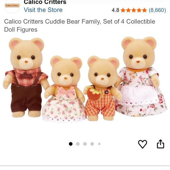 Calico Critters Sylvanian Families 🐻Luxury Living Room Christmas set - Picture 14 of 14